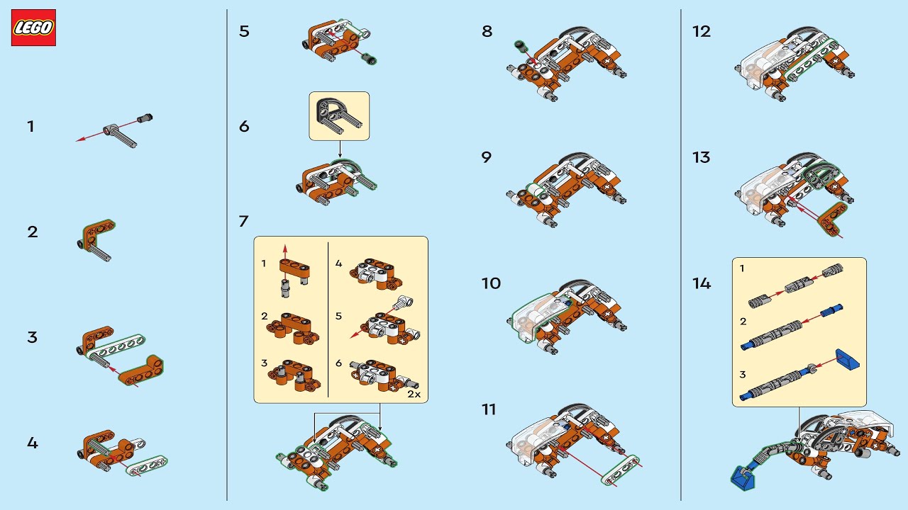 📖 LEGO instructions 📖 Magazine Gift 📖 412505 📖 Space Buggy