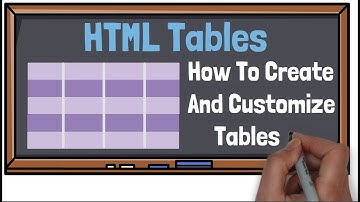HTML Tables Tutorial | How To Create and Customize Tables with HTML