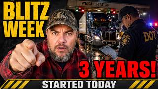 DOT Blitz Started TODAY — 17 Trucks A Minute Getting Inspected (CSA Scores DESTROYED)"