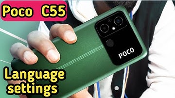 Language Change In Poco C55, Language Setting In Poco C55, How To Change Language In Poco