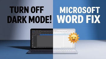 How to Turn Off Dark Mode in Microsoft Word (Easy Fix)