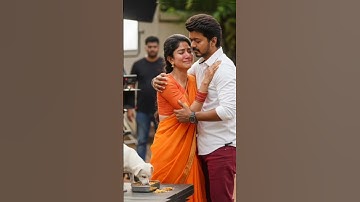 enna thavam song #vijay and #saipallavi #dog eating her food in lunch box version