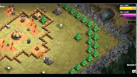 Clash of Clans: Attacking Cannonball Run