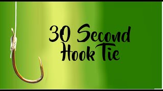tying spade end hooks