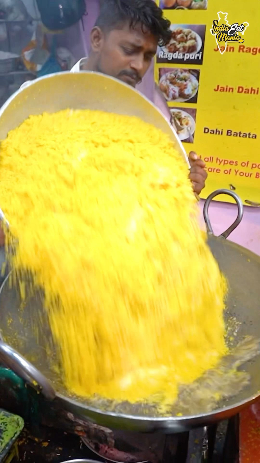 Gujarati Dish Sev Khamani Making In Mumbai Rs. 35/- Only #mumbai #shorts