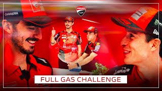 Pecco \u0026 Marc in... THE FULL GAS CHALLENGE! Pecco \u0026 Marc in... THE FULL GAS CHALLENGE!