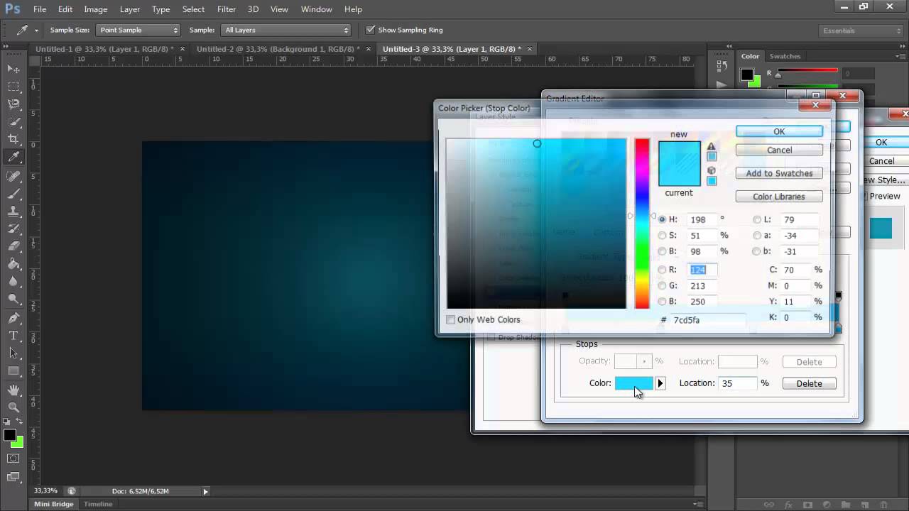 How To Make A Background In Photoshop cs6 - Easy Photoshop Background  Tutorial - YouTube