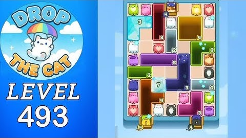 Drop The Cat Level 493 Walkthrough