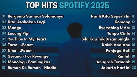 Top Hits Spotify Indonesia 2025🎶 | Lagu Santai Viral Tiktok |  Trending Terbaru | Tanpa Iklan