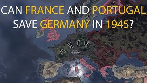 HOI4 Timelapse - What if France and Portugal joins the Axis in March in 1945?