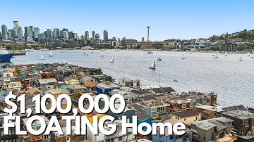 Inside a funky $1M floating home