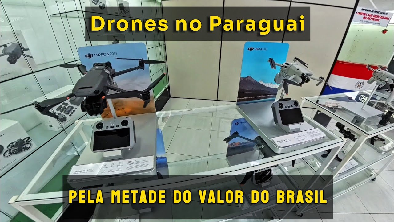 DRONES DJI NO PARAGUAI: preços inacreditáveis! - 4K