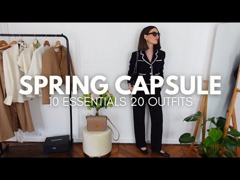 Parisian Style Spring Capsule Wardrobe With 10 Timeless Essentials