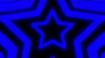Black and Blue Y2k Neon LED Lights Star Background || 1 Hour Looped HD