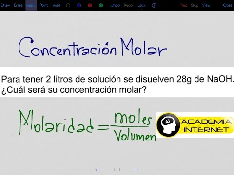 Video: Cómo Encontrar La Concentración Molar