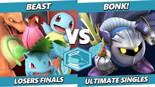 Smash Valley: Revival Losers Finals - BONK! (Meta Knight) Vs. Beast (Pokemon Trainer) Smash Ultimate