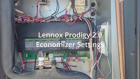 Prodigy 2 0 Economizer Settings