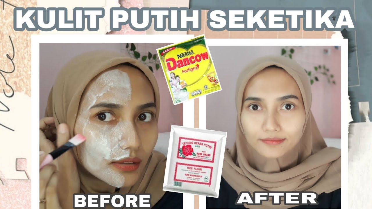 Maskeran Pakai Dancow Bikin Muka Cerah Storie
