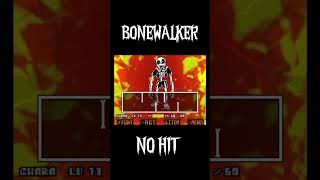 [NO HIT] BONEWALKER #nohitrun #undertale #sans #horror