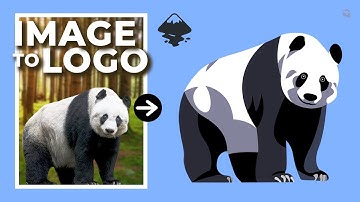 inkscape tutorial : Panda illustration / Logo design