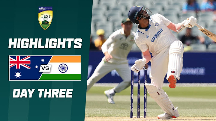 Australia v India 2024-25 | Second Test | Day Three