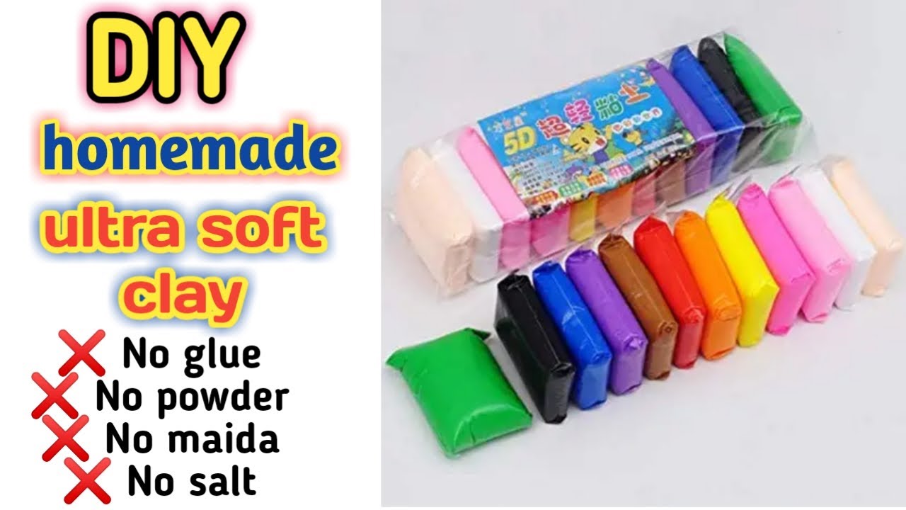 How To Make Clay By Eraser 😱 DIY SOFT ERASER CLAY !! 🔥Easy Clay at Home  🚫NO Flour Homemade Clay 😱 