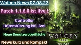 Wolcen || News 07.08.22 || Patch 1.1.6.0 mit Controller Unterstützung, neuem UI uvm. ist live !