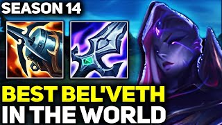 RANK 1 BEST BEL'VETH IN SEASON 14 - AMAZING GAMEPLAY! | League of Legends