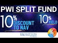 Pwi split fund 10 yield 10 discount to nav  rare opportunity on infrastructure  power stocks
