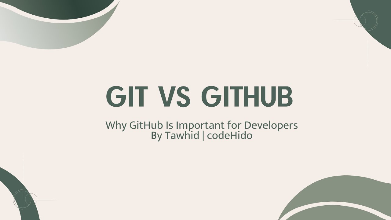 Git vs GitHub Explained Simply | Beginners to Pro Guide (Bangla) | Why ...