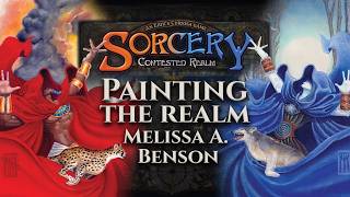 Painting Frost Mage vs Lavamancer - Melissa A. Benson - Sorcery Contested Realm Artist