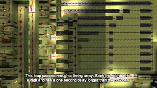 Minecraft Digital Redstone Clock [Showcase Video]