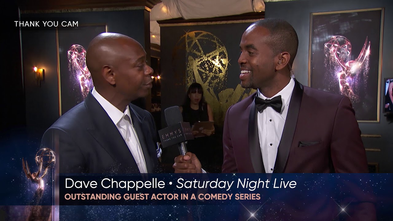 television academy los angeles 69th Emmys Thank You Cam: Dave Chappelle
