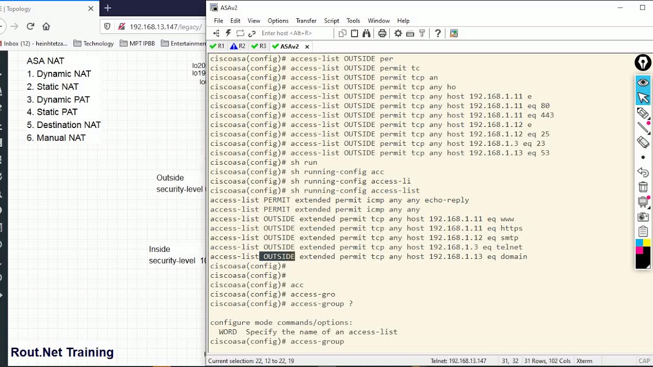 Cisco ASA Static NAT YouTube