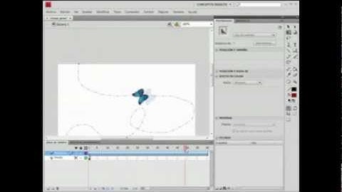 Animación lineas guía Flash