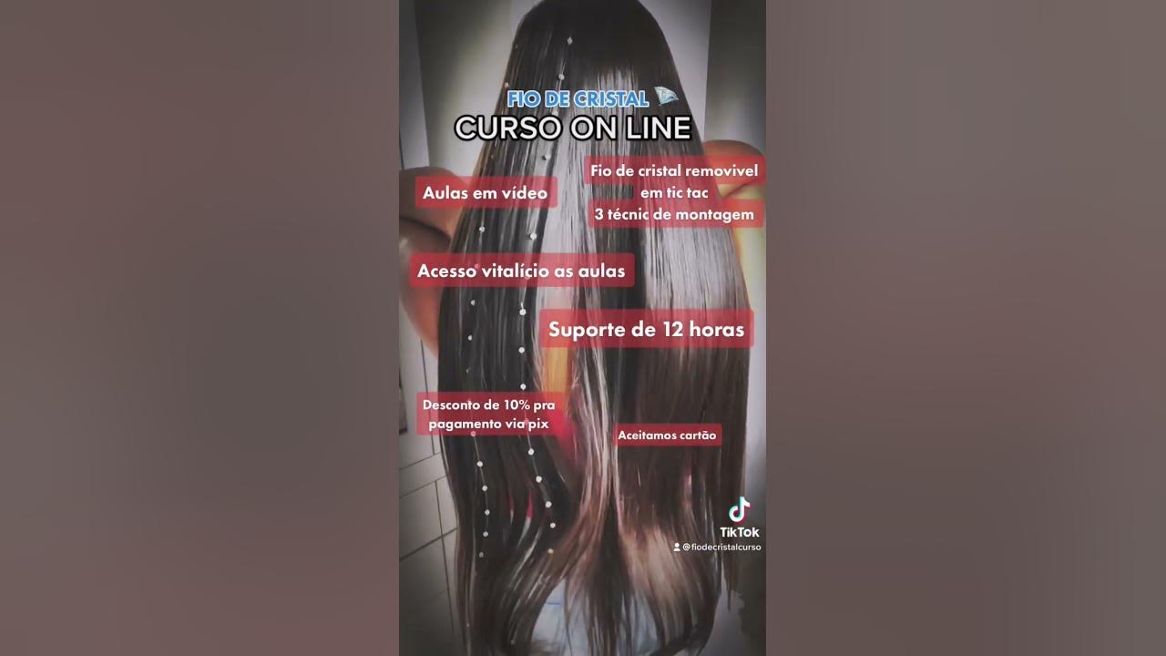 Como hacer una extension de cristal para el cabello (fácil y económico ) 