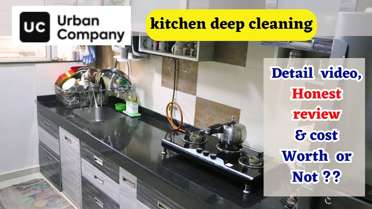 Urban clap kitchen deep cleaning hindi/Detail video,my experience