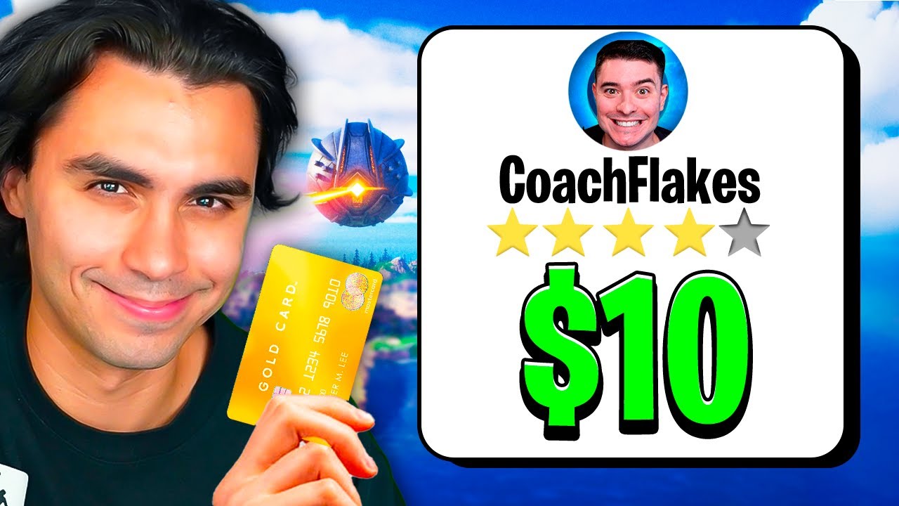 Я НАНЯЛ FLAKES POWER, ЧТОБЫ ОН БЫЛ МОИМ ТРЕНЕРОМ В FORTNITE