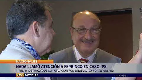 NADA LLAMÓ ATENCIÓN A FEPRINCO EN CASO IPS