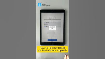 How to Factory Reset an iPad without Apple ID#appleid #ipadfactoryreset#ipadpasscodeunlock