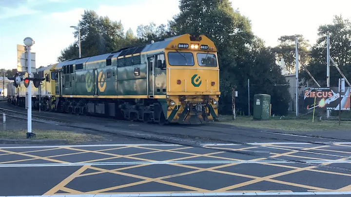 8037 and 8049 at Port Kembla UGL Rail yard/service centre. #trains #australia #hornsound