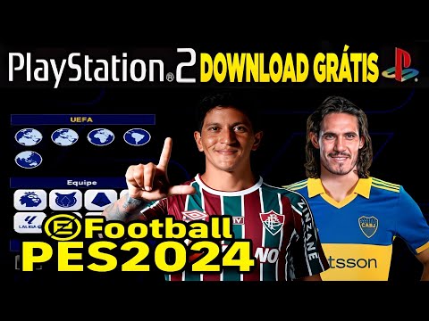 Pes 2024 iso ps2 #pesefootball2024 #gamesps2 #meuquebragalho #ps2 #pla