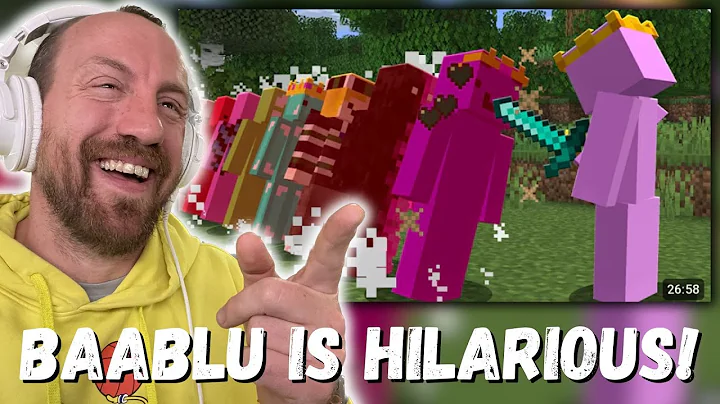 WATCHING Baablu for the FIRST TIME! (9 YouTubers Share 1 Life in Minecraft REACTION!!!)