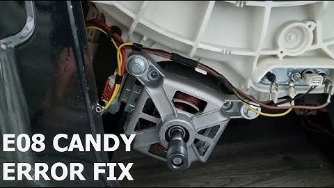 CANDY E08 ERROR FIXED IN 1 MINUTE!!