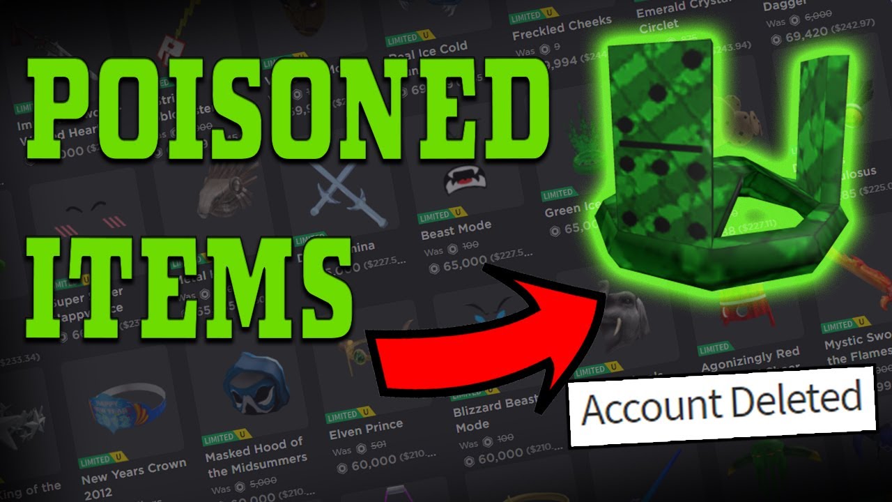 How TO CHECK IF A ROBLOX ITEM IS POISONED USING ROLIMONS *THE REAL WAY*