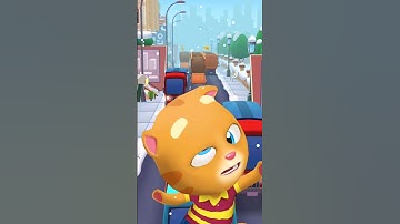 Tom Gold Run Talking Ginger Funny Fails Android Gameplay #shorts #talkingtom #shortfeed