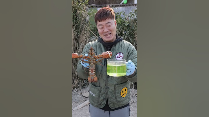 랍스타를 200도 끓는 기름에 튀겼더니 맛이?