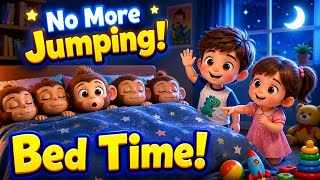 Five Little Monkeys Jumping on the Bed | PikuTiku Nursery Rhymes & Kids Songs screenshot 3
