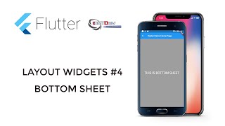 Flutter Tutorial - Layout Widgets #4 Bottom Sheet (Persistent)