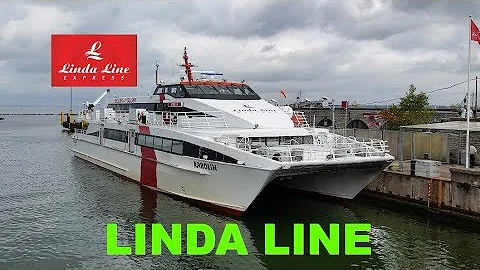 Ferry crossing Helsinki to Tallinn: Linda Line hig...